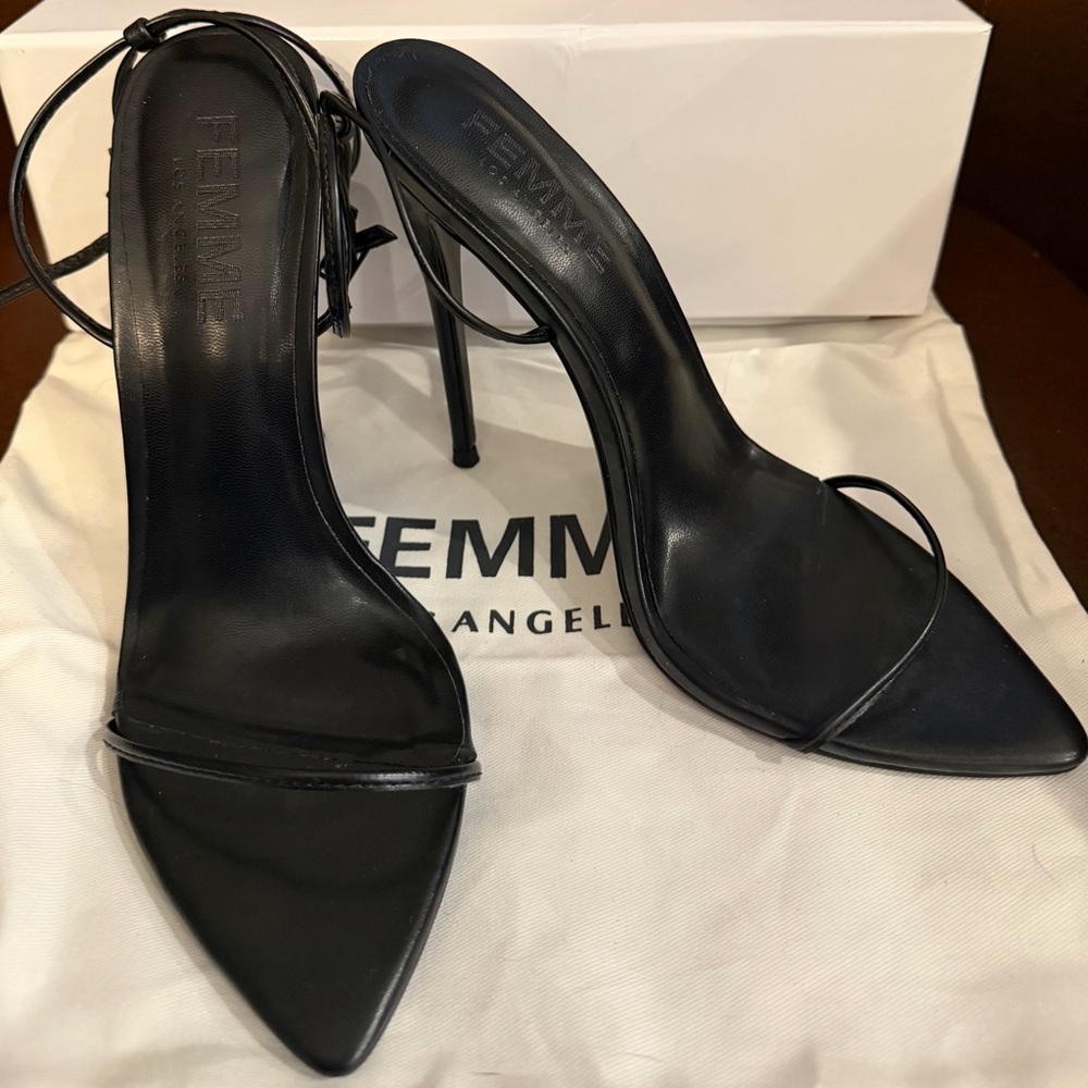 FEMME Black Stiletto Heels